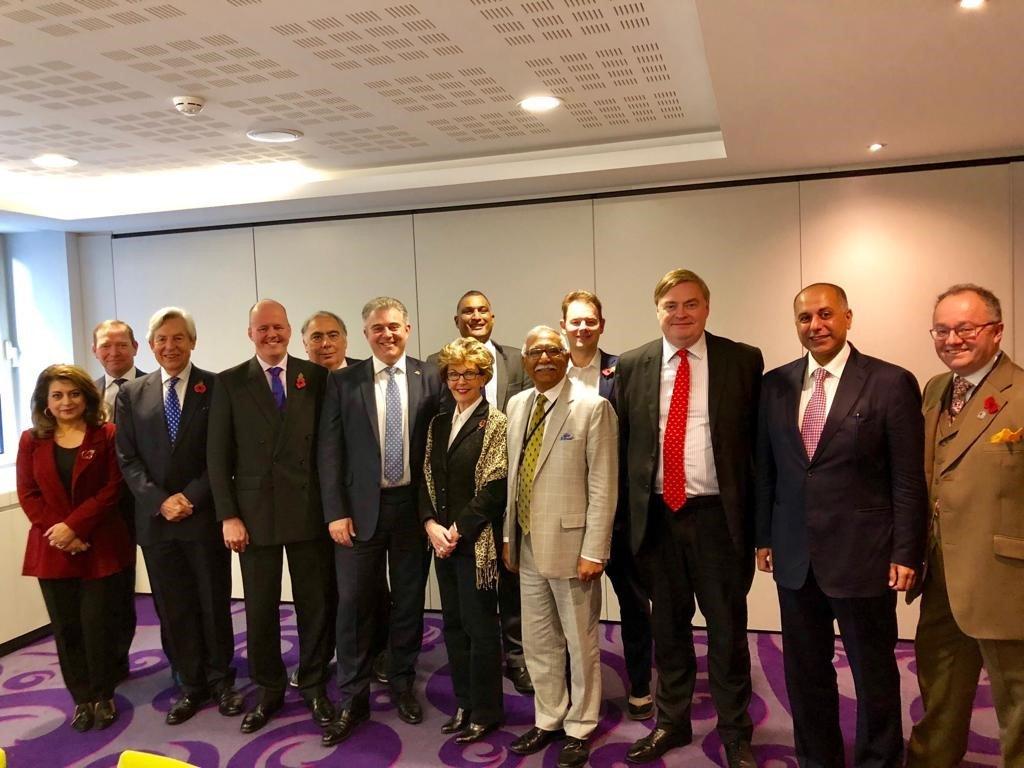 Amjad Bashir @AmjadBashirMEP · Nov 12, 2018 Proudly standing with eleven other Conservative colleague MEP’s and party chairman, @BrandonLewis -defending British interests whilst still in The European Union.