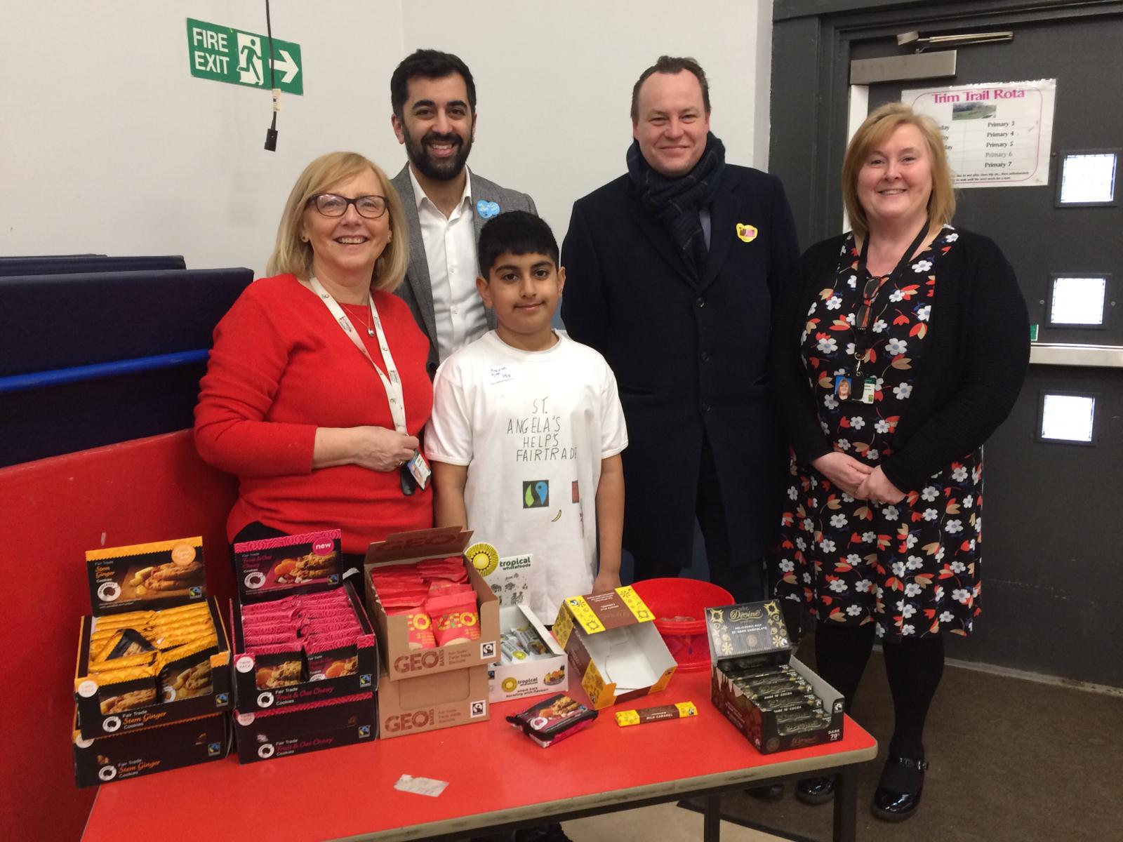 Humza Yousaf (born 7 April 1985) is a Scottish politician who is the Minister for Europe and International Development and a Scottish National Party Member of the Scottish Parliament for Glasgow.