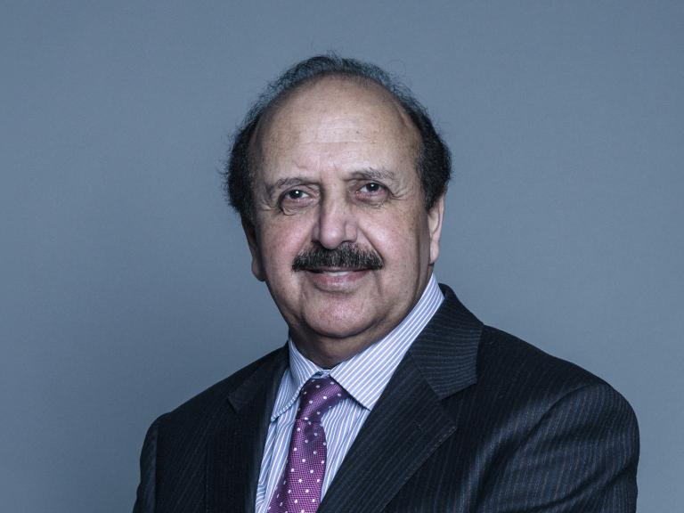 Qurban Hussain, Baron Hussain of Luton